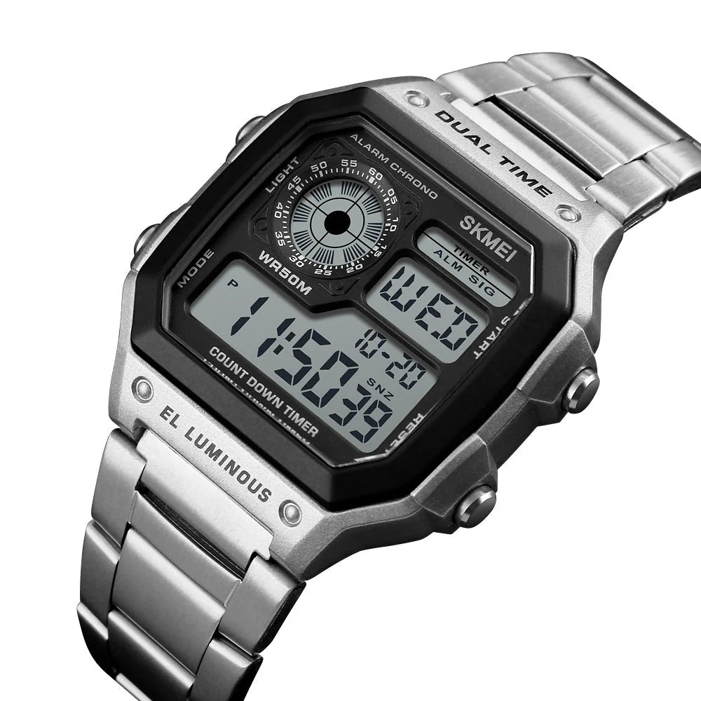 SKMEI Men Sport Waterproof Electronic Digital Watch - 1335