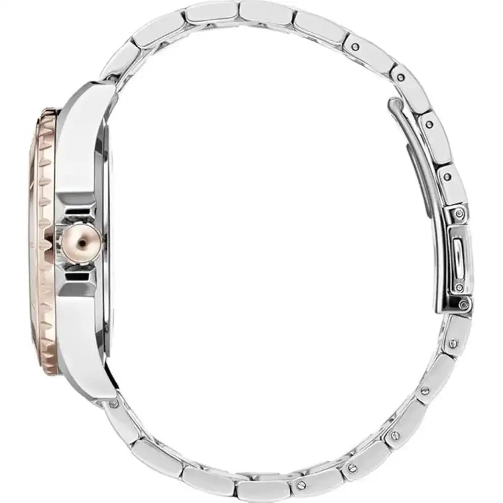 Hugo Boss Women’s Watch – Model Premiere 1502446 | Elegant Two-Tone Silver & Rose Gold Design