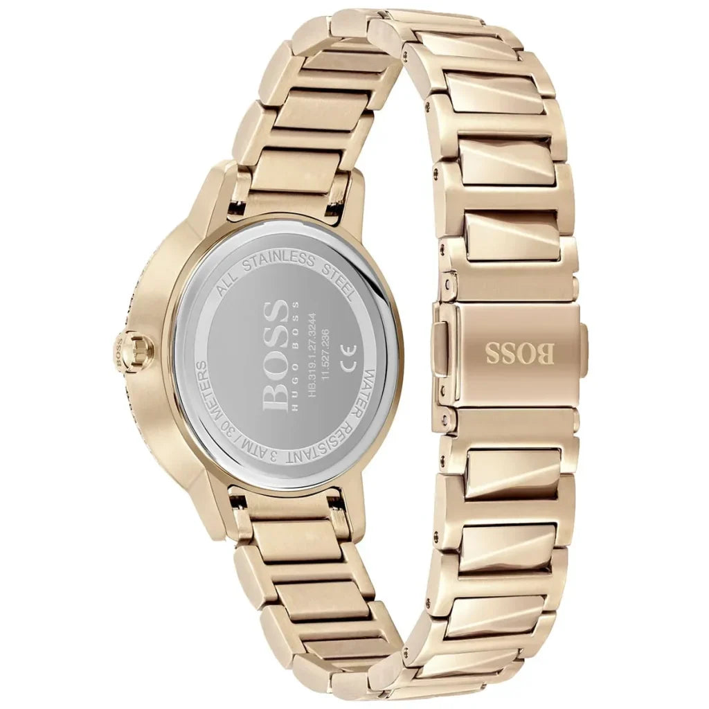 Hugo Boss Women’s Watch – Model 1502540 | Elegant Rose Gold Signature Design