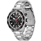 Hugo Boss Energy 1513971 Silver Case Black Dial Black Bezel Silver Metal Men's Watch
