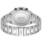 Hugo Boss Energy 1513971 Silver Case Black Dial Black Bezel Silver Metal Men's Watch