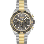 Hugo Boss Energy 1513974 Two-Tone Silver Gold Case Gray Dial Men's Watch