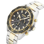 Hugo Boss Energy 1513974 Two-Tone Silver Gold Case Gray Dial Men's Watch