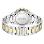 Hugo Boss Runner 1514154 Two-Tone Silver Gold Case Green Dial Men's Watch