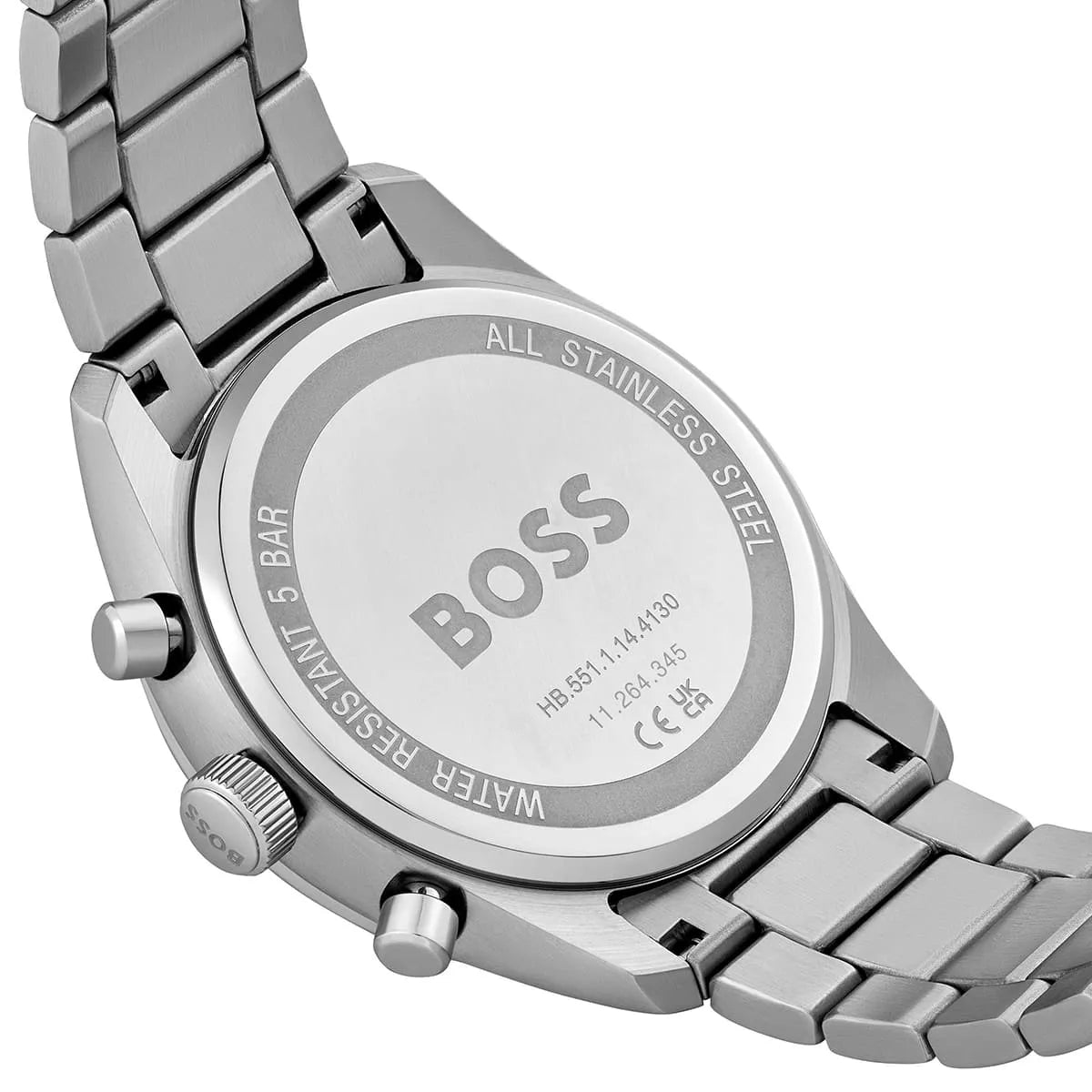 Hugo Boss Grand Prix 1514226 Silver Stainless Steel Blue Dial Watch