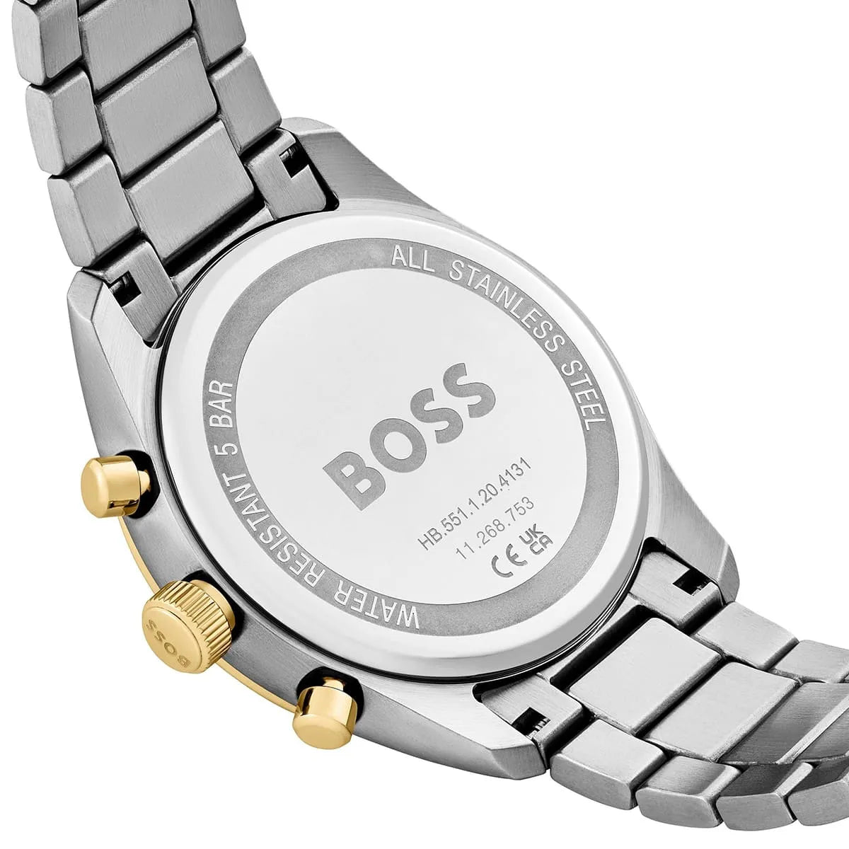 Hugo Boss Grand Prix 1514227 Green Dial Two-Tone Men's Chronograph Watch