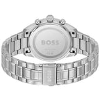 Hugo Boss Grand Prix 1514265 Chronograph Green Dial Silver Stainless Steel Men's Watch
