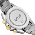 Hugo Boss Hero Chronograph 1514269 Two-Tone Gold Black Dial Men's Watch