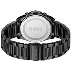 Hugo Boss Strike 1514291 Chronograph Black Dial All-Black Stainless Steel Men's Watch