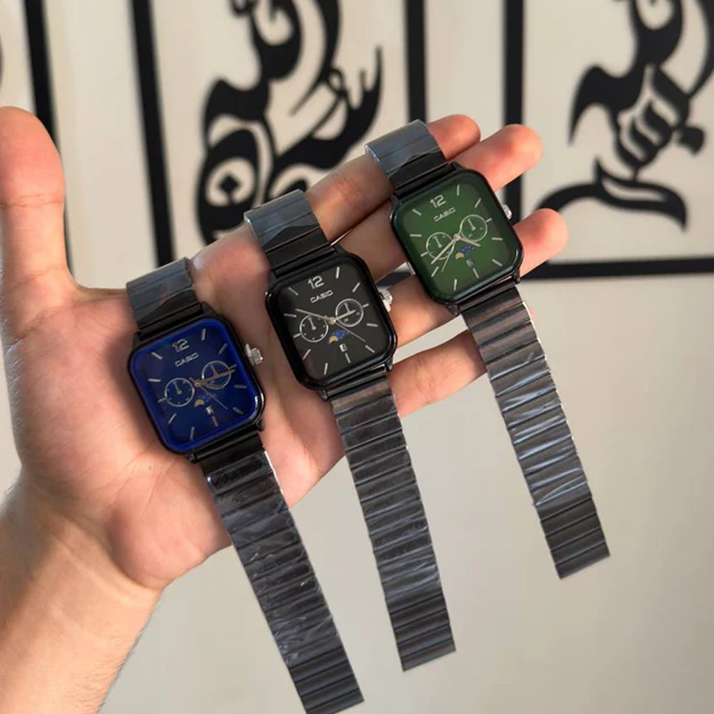 Casio sun moon square New Edition - Black Band