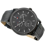 Tommy Hilfiger Brad 1710388 Full Black Men's Leather Watch