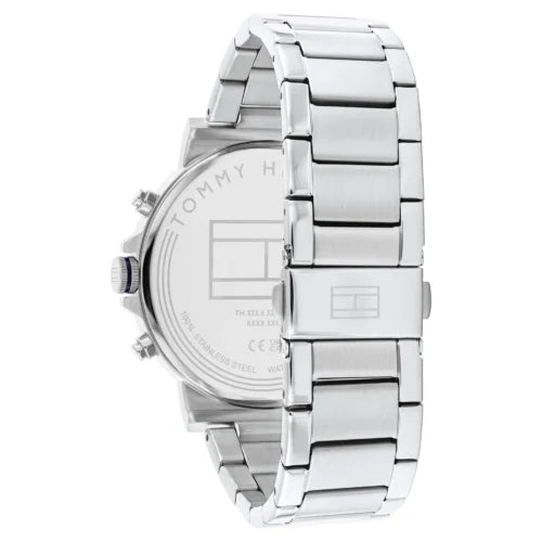 Tommy Hilfiger Men’s Watch – Model 1710588 | Blue Dial with Silver Stainless-Steel Bracelet