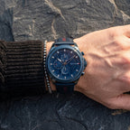 Tommy Hilfiger Jax 1710655 All Navy Blue Dial Blue Leather Men's Watch