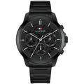Tommy Hilfiger Henry 1710685 All Black Skeleton Dial Metal Men's Watch