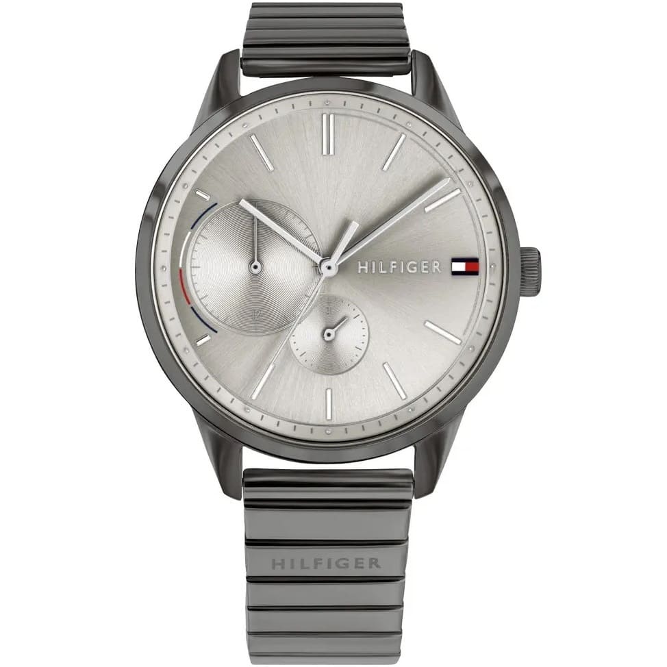 Tommy Hilfiger Brooke 1782062 Multi-Function Silver Dial Gunmetal Women's Watch