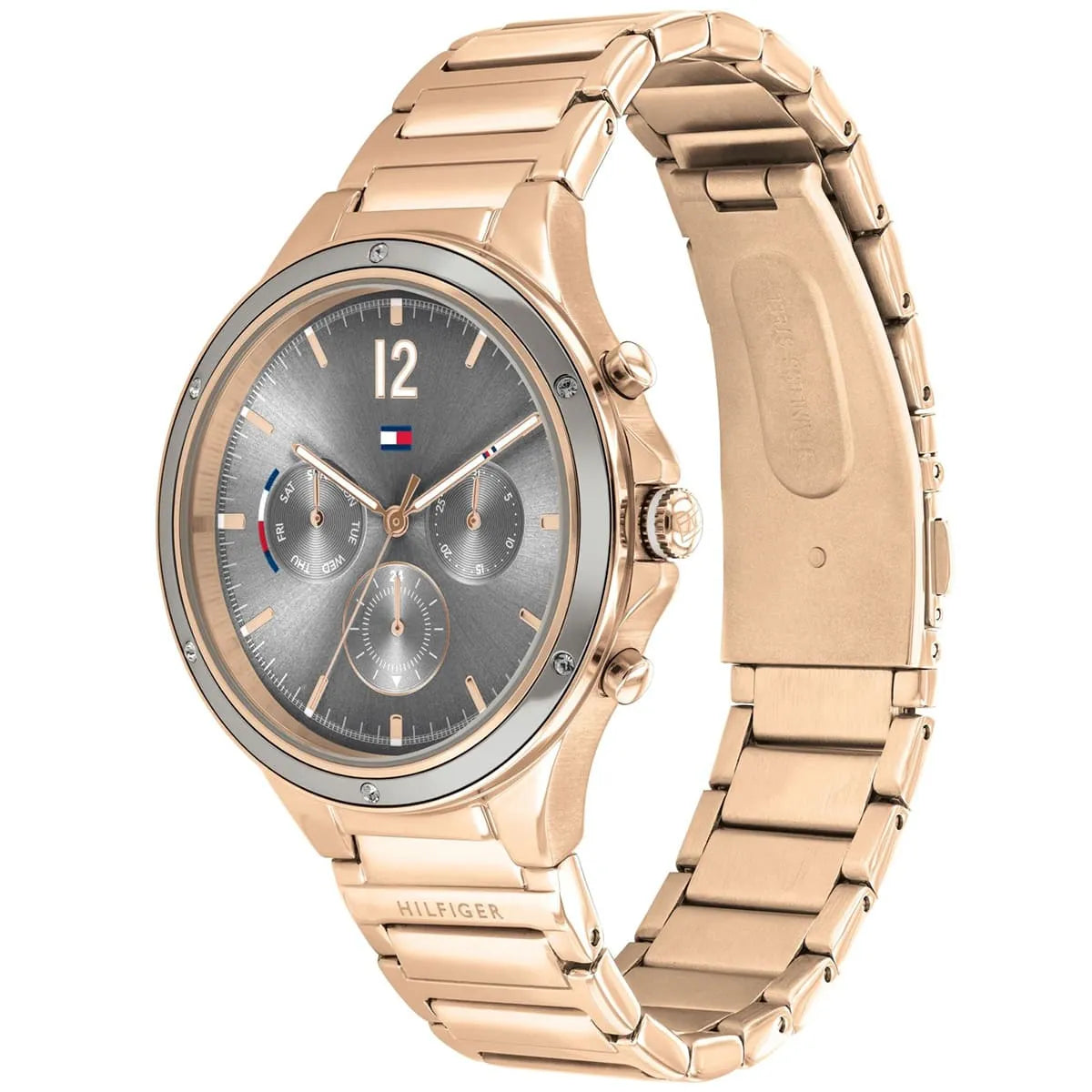 Tommy Hilfiger Eve 1782277 Multi-Function Grey Dial Gold-Tone Women's Watch