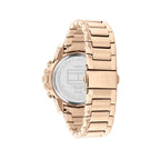 Tommy Hilfiger Brooklyn 1782572 Multi-Function Silver Dial Rose Gold-Tone Women's Watch