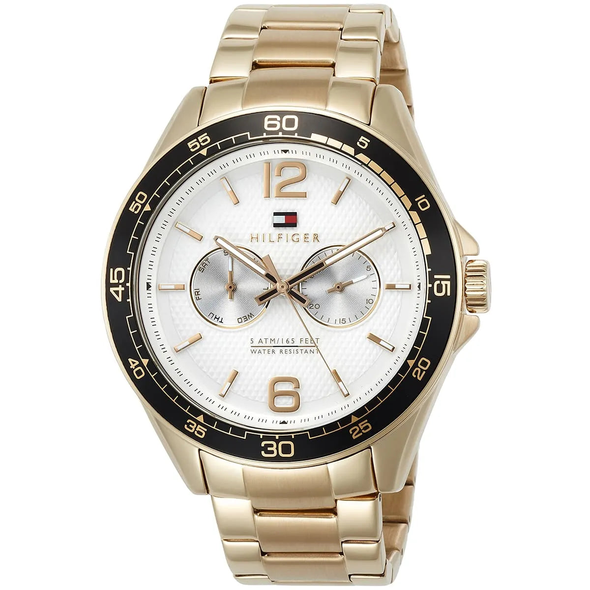 Tommy Hilfiger Men’s Watch – Model 1791365 | Luxurious Gold Stainless Steel Design