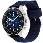 Tommy Hilfiger Larson 1791920 Multi-Function Blue Dial Men's Blue Rubber Watch