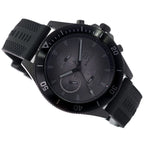 Tommy Hilfiger Larson 1791921 Multi-Function Black Dial Men's Black Rubber Watch