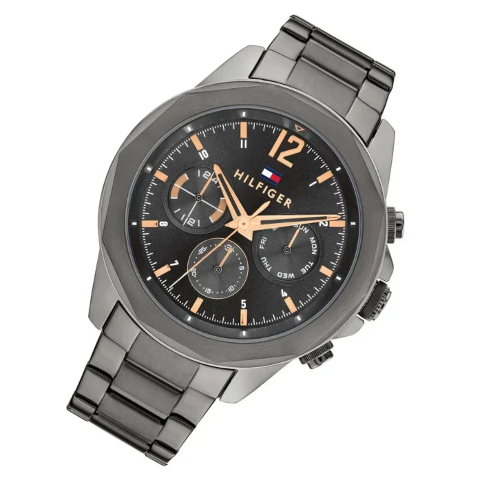 Tommy Hilfiger Men’s Watch – Model 1792061 | Elegant Grey Stainless Steel Design