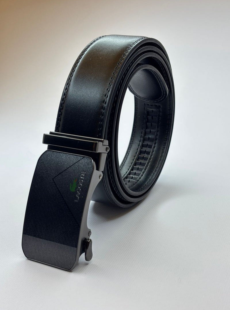 LC Leather Wallet-Belt Set For Men 19#