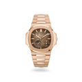 Patek Philippe Nautilus Moonphase Rose Gold Brown Dial 40mm  - Mirror Original