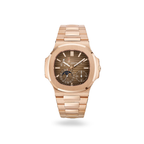 Patek Philippe Nautilus Moonphase Rose Gold Brown Dial 40mm  - Mirror Original