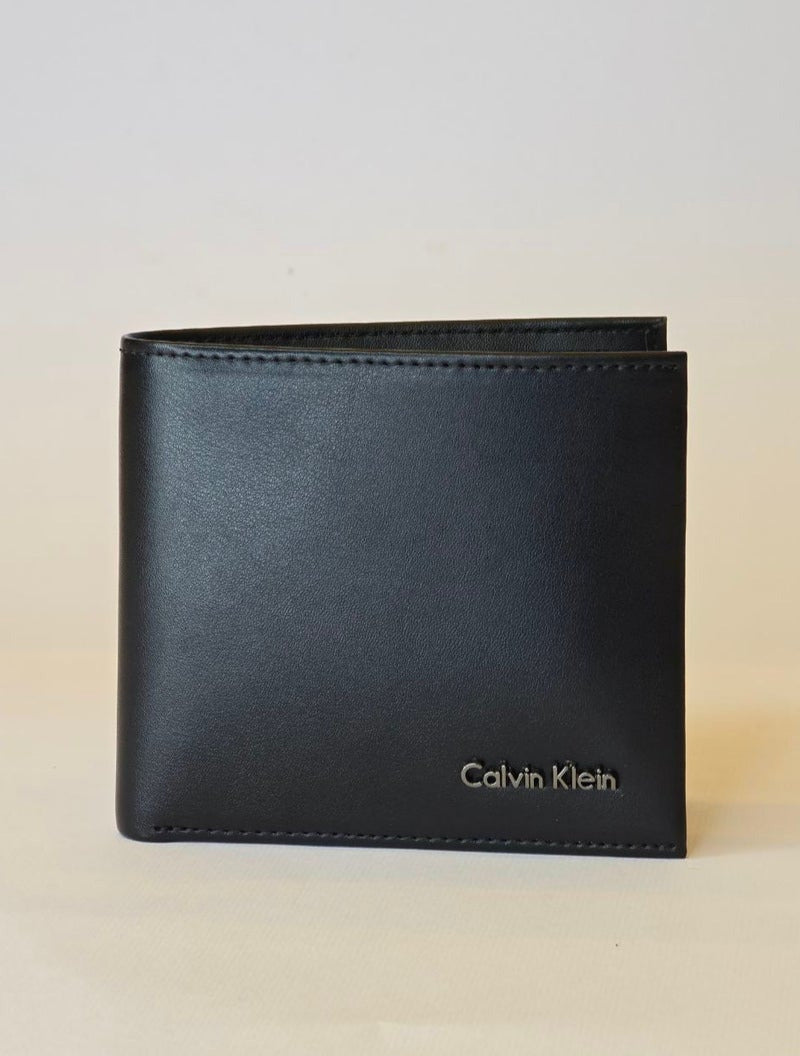 CK Black Leather Wallet-Belt Set For Men 12#