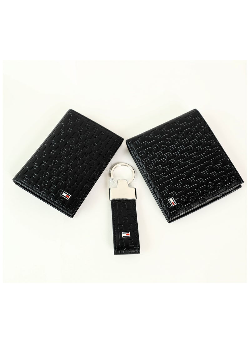 TH Wallet-Keychain-Card Holder Set For Men 1#