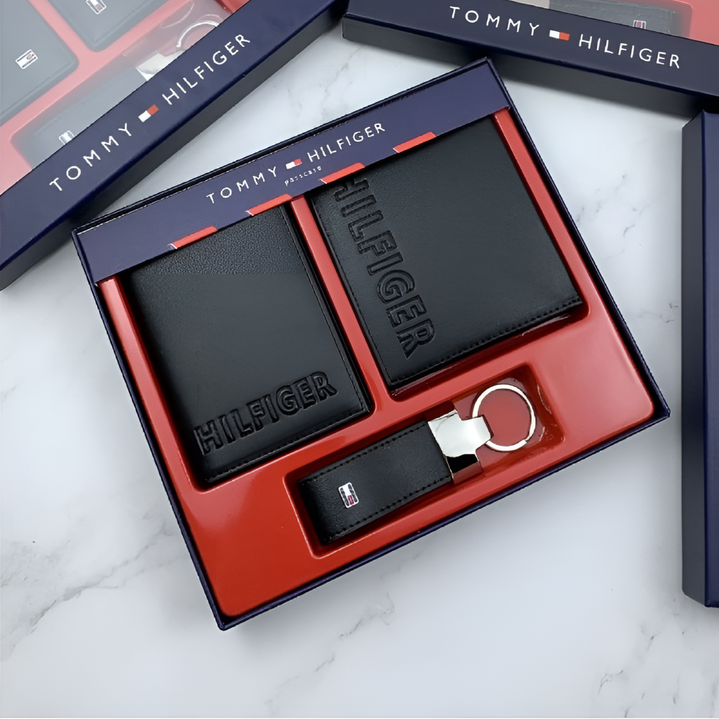 TH Wallet - Keychain - Card Holder Set For Men 16#