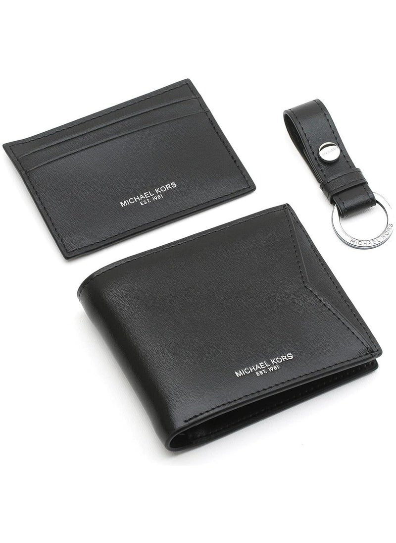 MK Wallet-Card Holder-Keychain Set For Men 8#
