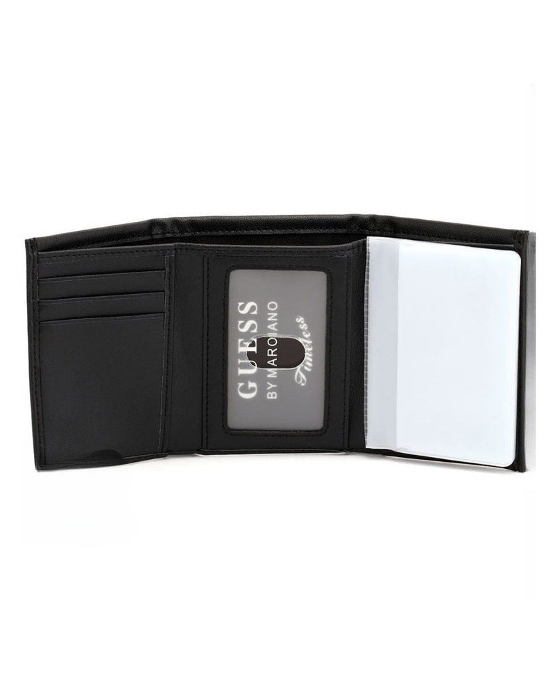GU Black Trifold Wallet For Men 82#