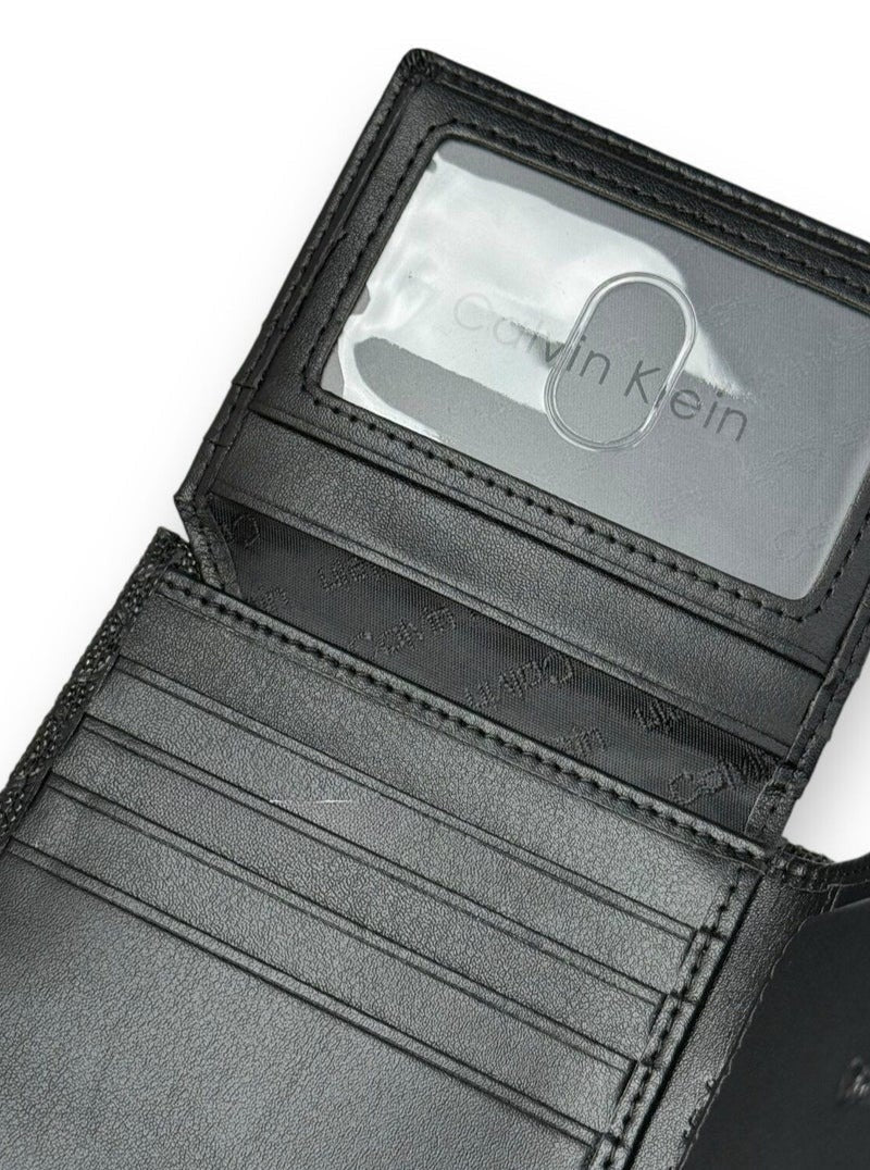 CK Black Leather Wallet For men 51#