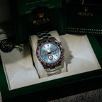Rolex Daytona – Ice Blue Dial & Brown Ceramic Bezel with Stainless Steel Oyster Bracelet