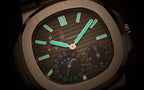 Patek Philippe Nautilus Moonphase Rose Gold Brown Dial 40mm  - Mirror Original