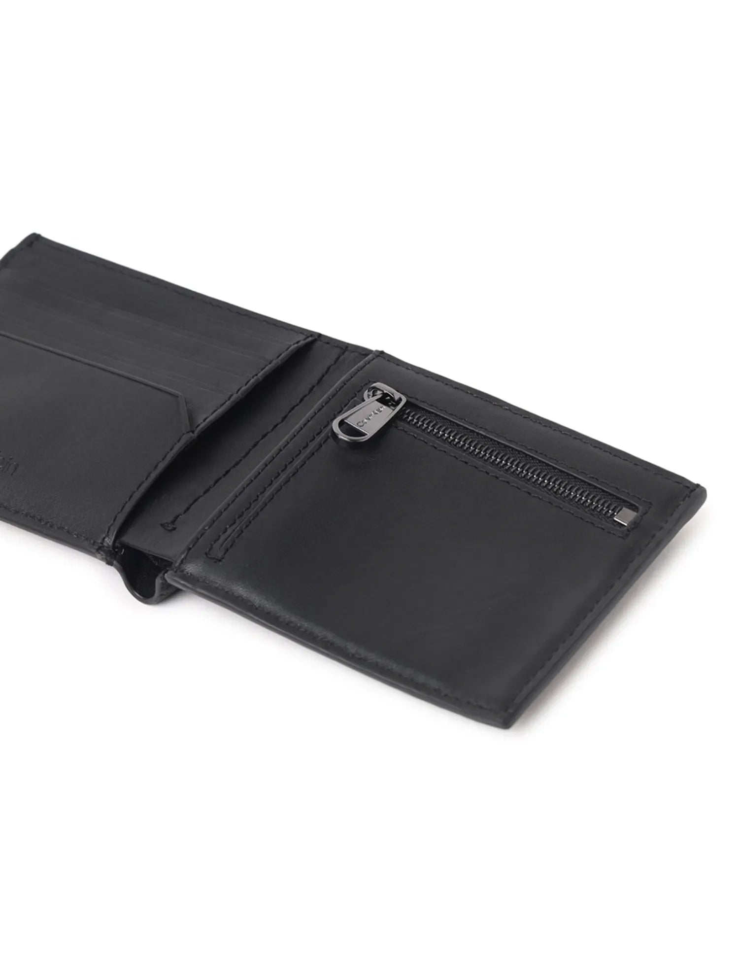 Calvin Klein Modern Bar Logo Bi-Fold Wallet | Genuine Leather