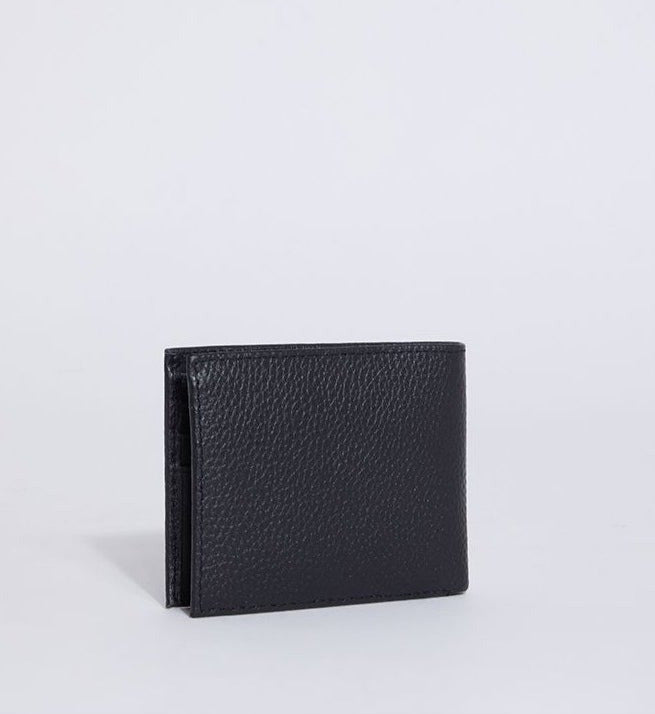 TH Black Leather Wallet For Men 1#