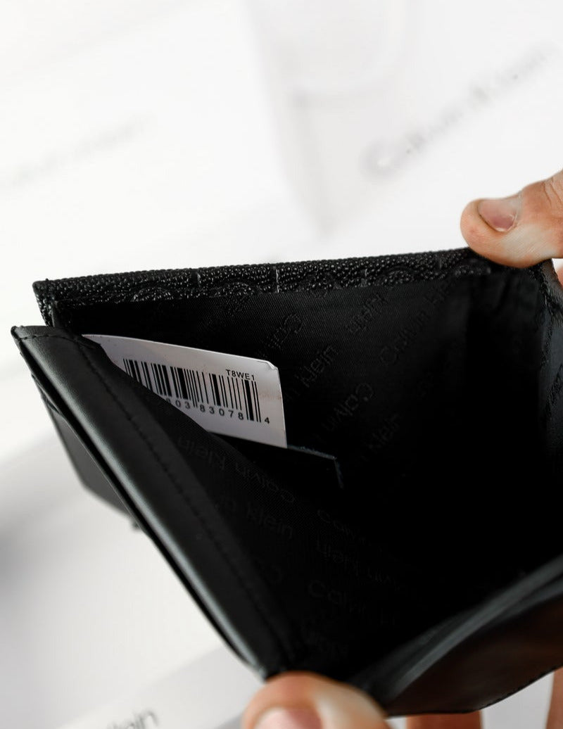 CK Black Leather Wallet For men 51#