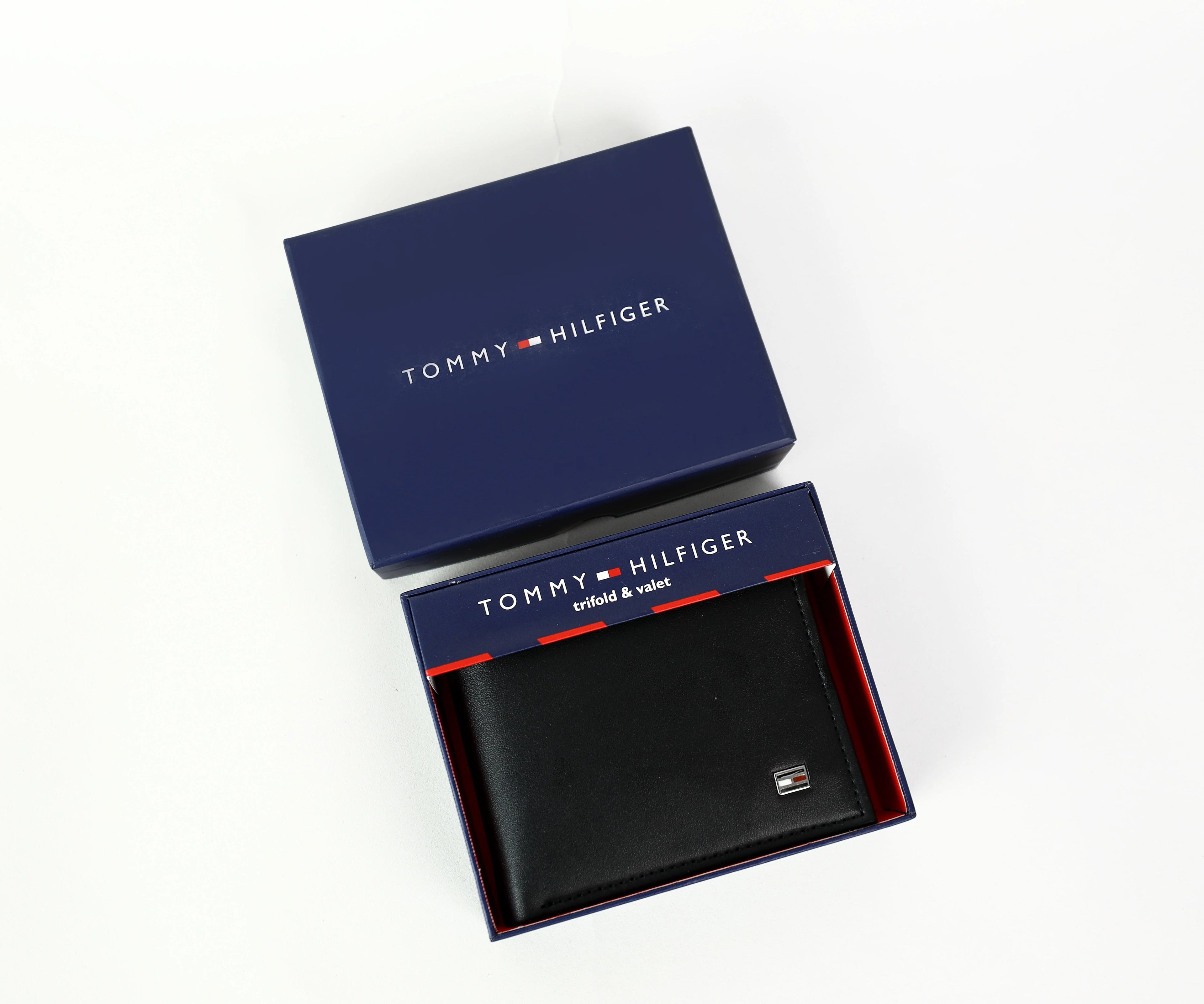 TH Black Leather Wallet For Men 17#