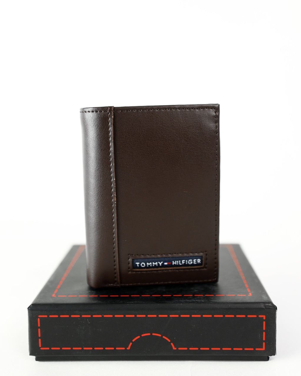 TH Brown Trifold Wallet For Men 3#