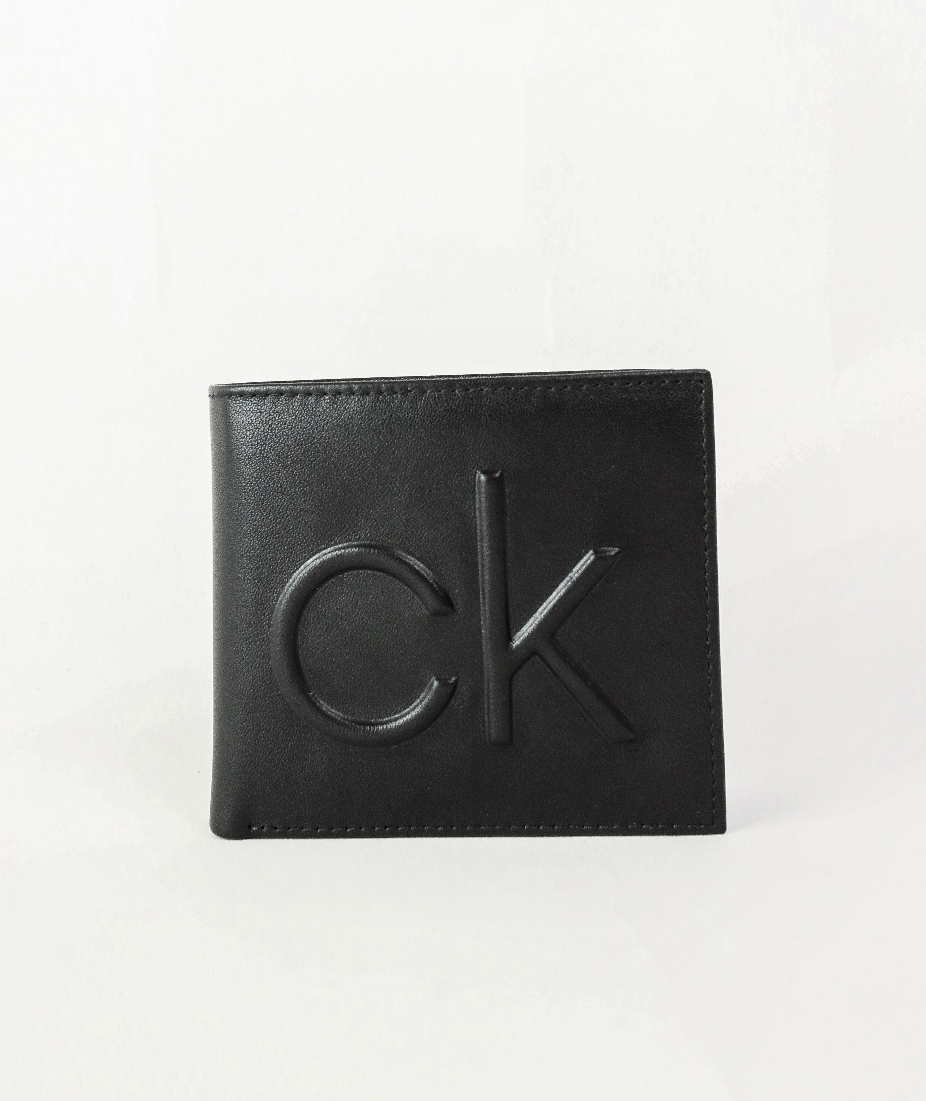 CK Black Leather Wallet-Belt Set For Men 7#
