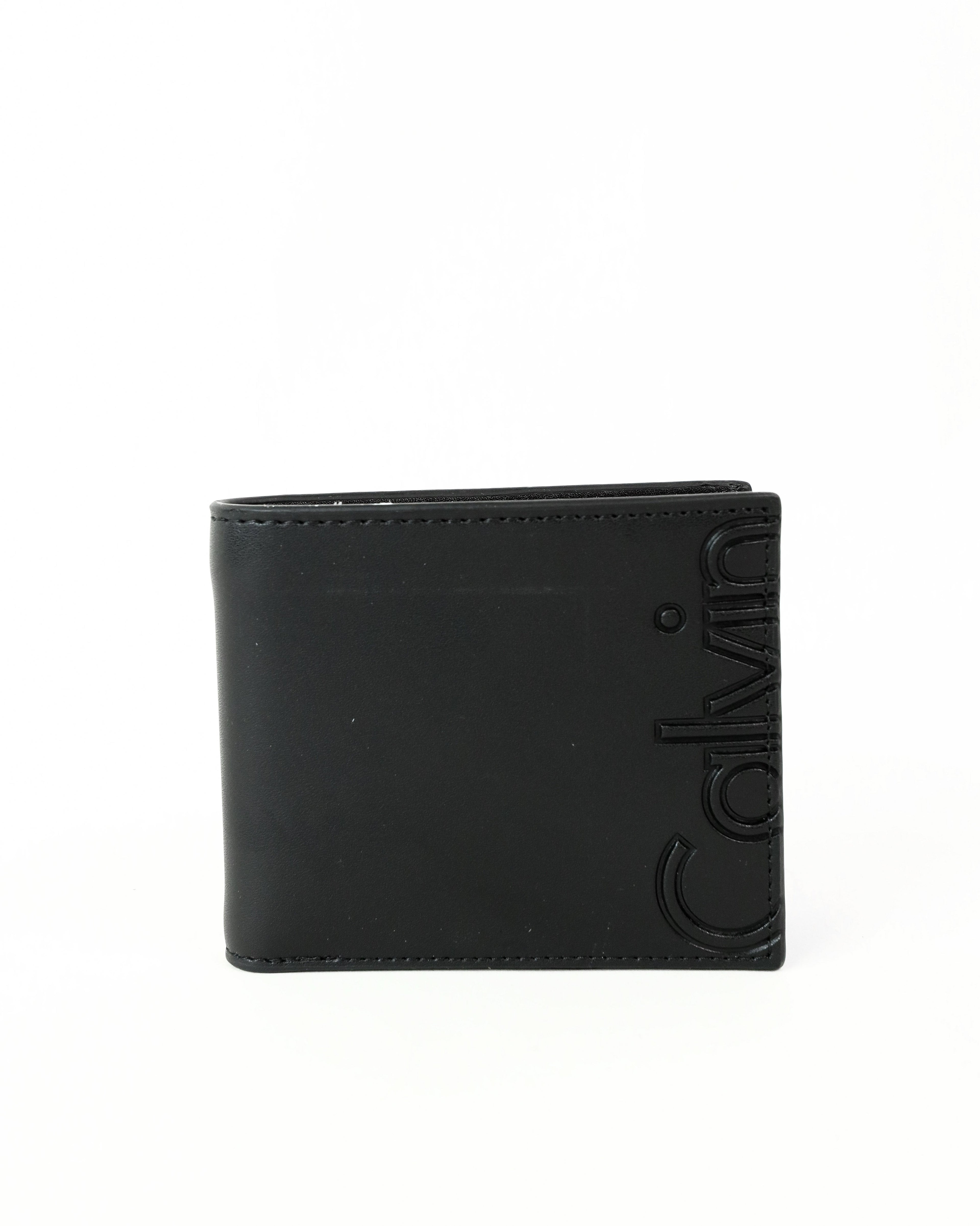 CK Black Leather Wallet-Belt Set For Men 8#