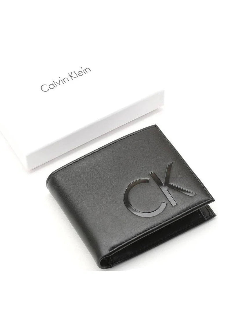 CK Black Leather Wallet For Men 65#