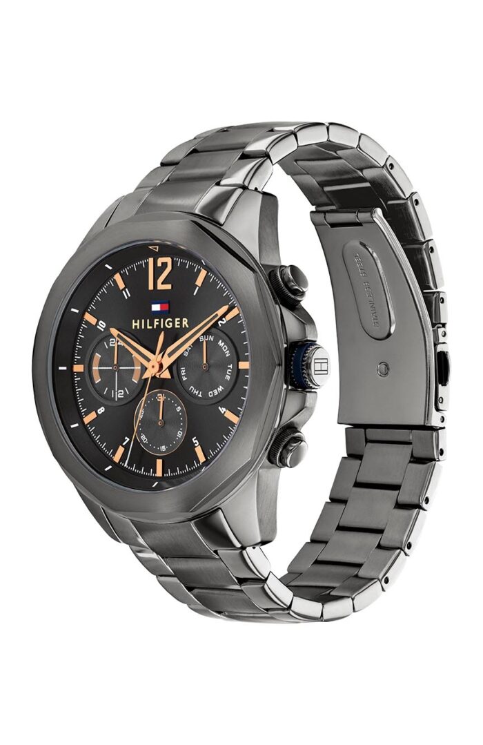 Tommy Hilfiger Men’s Watch – Model 1792061 | Elegant Grey Stainless Steel Design