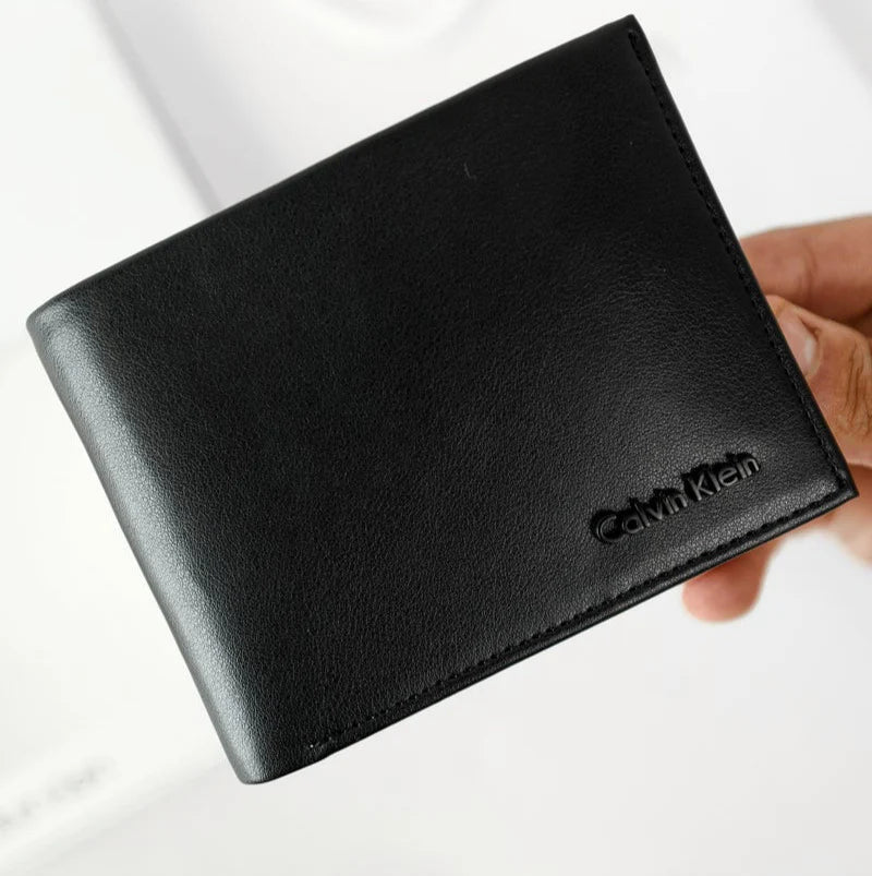 CK Black Leather Wallet For Men 52#