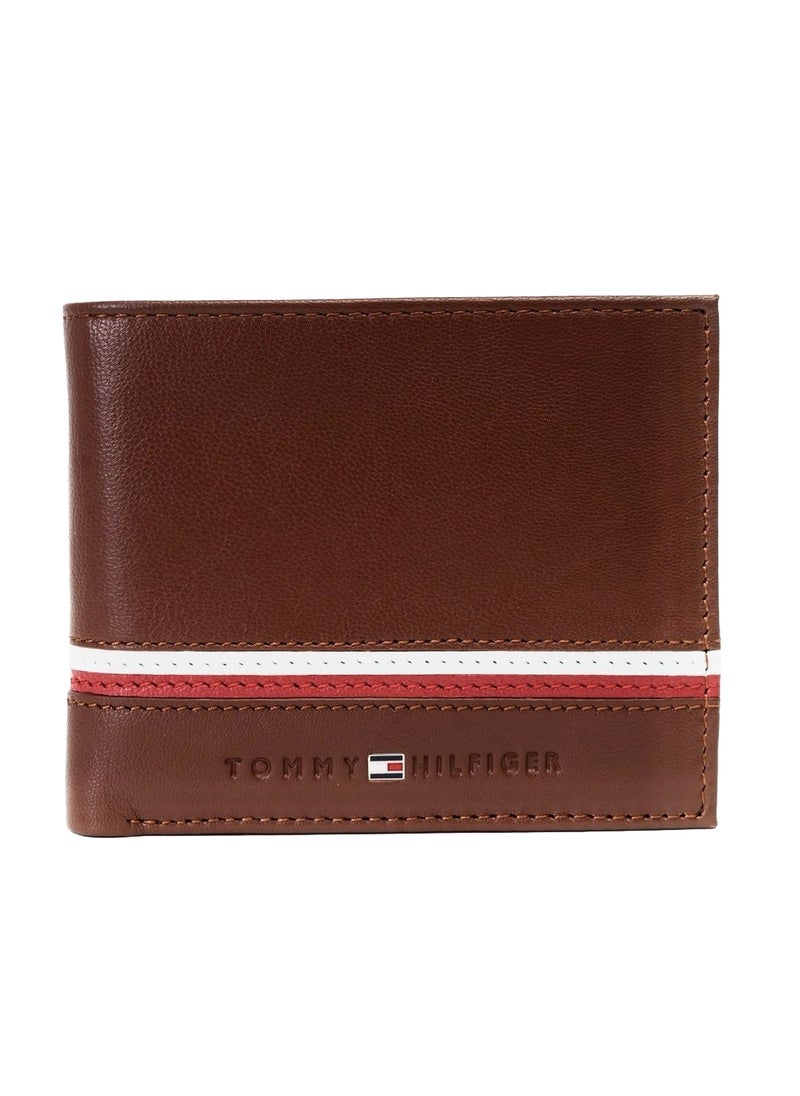 TH Tan Leather Wallet For Men 49#