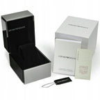 Emporio Armani AR11293 Women’s Crystal Dial Two-Tone Silver Rose Gold Stainless Steel Gianni T-Bar Watch