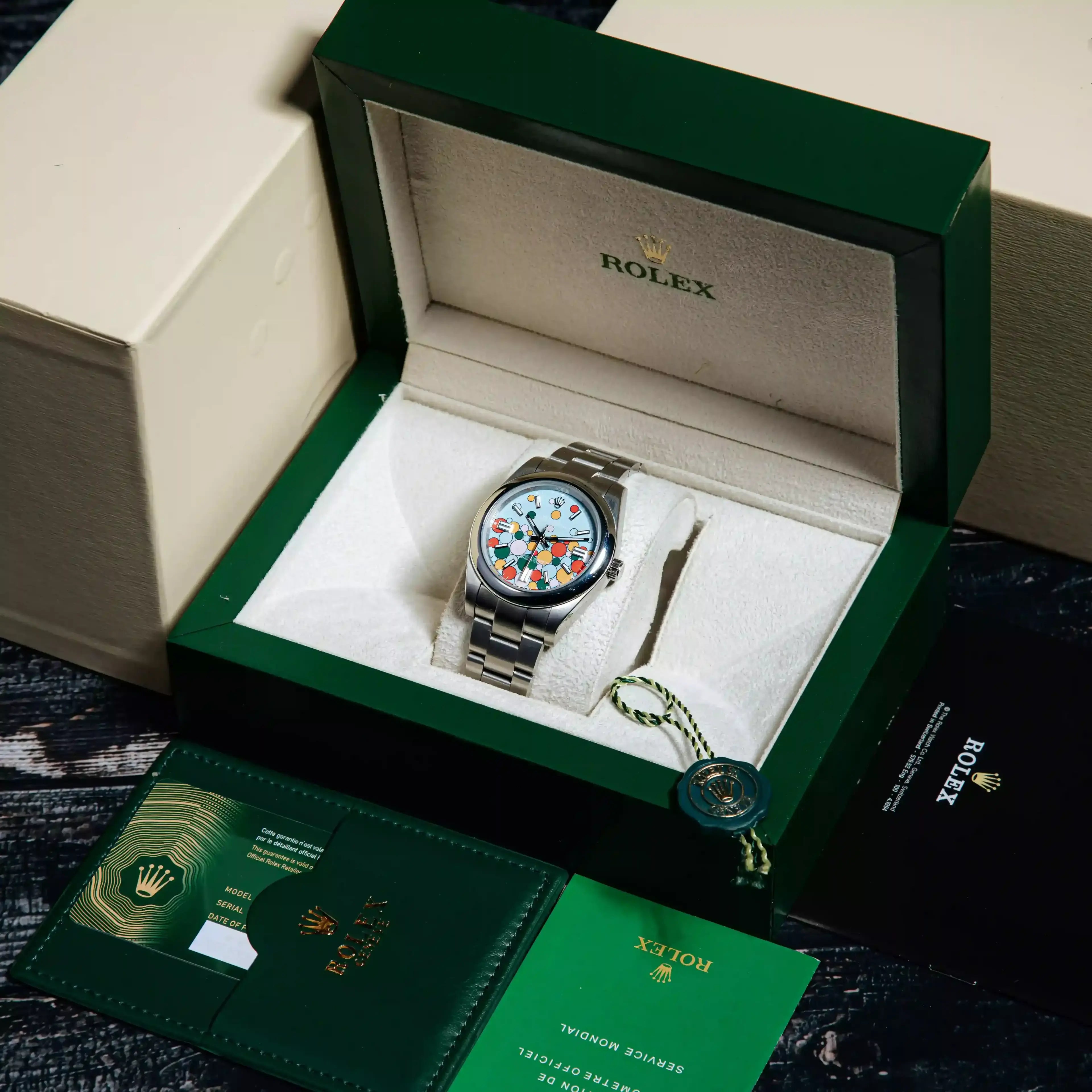 Rolex Oyster Perpetual – Celebration Dial, Stainless Steel Oyster Bracelet