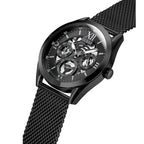 Guess GW0368G3 Men's All-Black Mesh Bracelet Watch